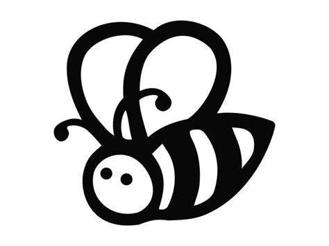 decoupe laser abeille – Recherche Google | Bee silhouette, Bee clipart ...