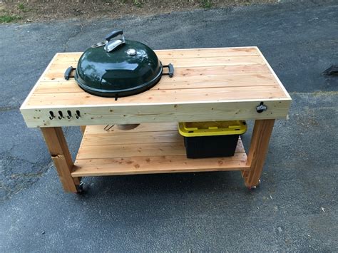 DIY Weber 22 Kettle Grill Table Build Plans | Etsy