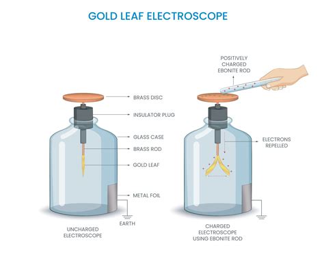 Gold leaf electroscope was Detects electric charge via leaf divergence, a common tool in ...