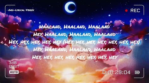 Haaland (Ha ha ha)-Lyrics - YouTube