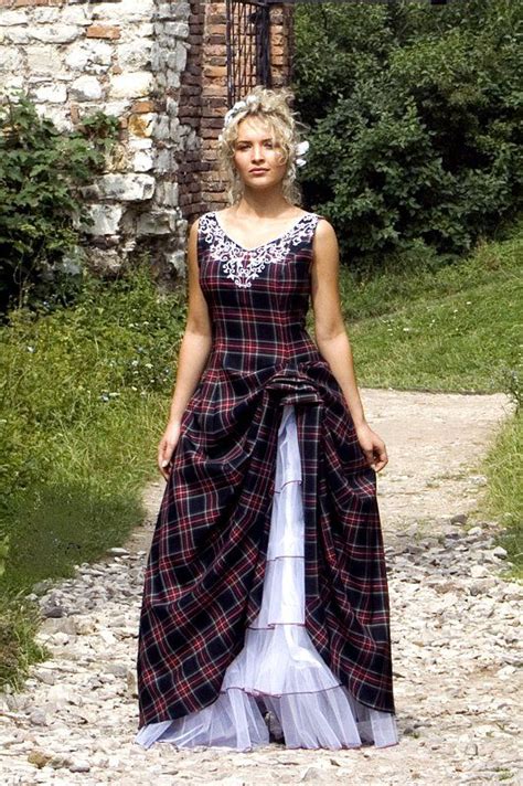 Tartan Wedding Dress, Abigail | Luxury Kilts by John Morrison | Plaid wedding dress, Scottish ...