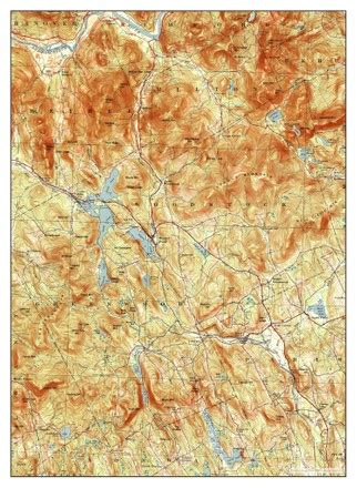 Usa Timeless Maps Bryant Pond Maine Editorial Stock Photo - Stock Image | Shutterstock