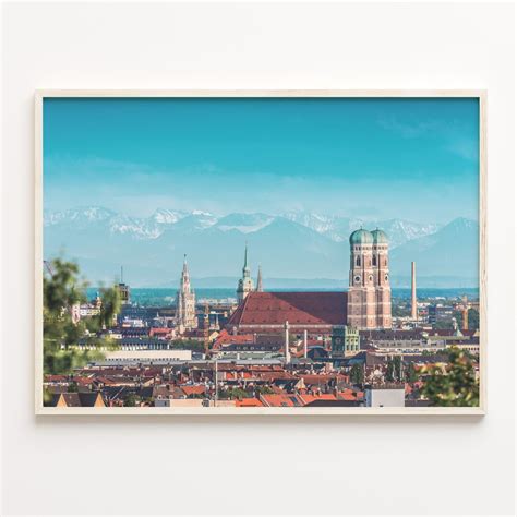 Munich Colorful Poster Print, Munich Photo Wall Art, Munich Wall Decor ...