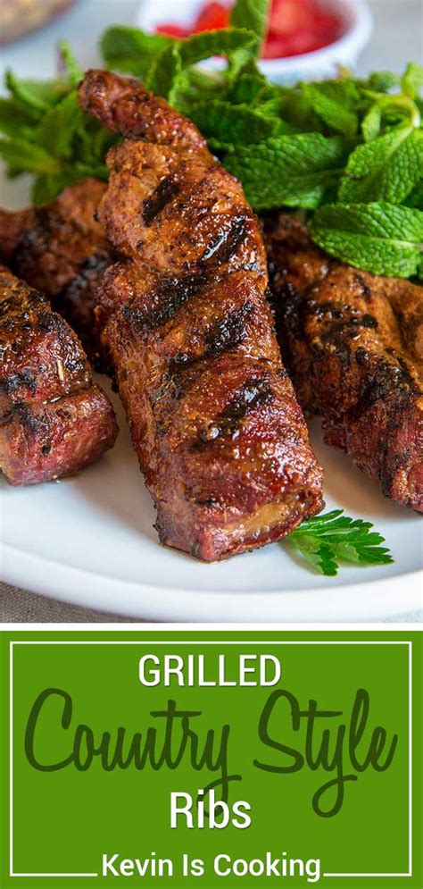 Grilled Country Style Ribs | Kevin Is Cooking