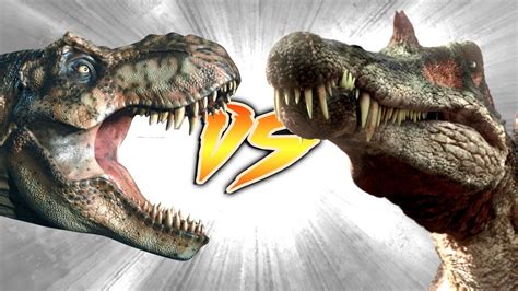 Tyrannosaurus Rex Vs Spinosaurus Aegyptiacus