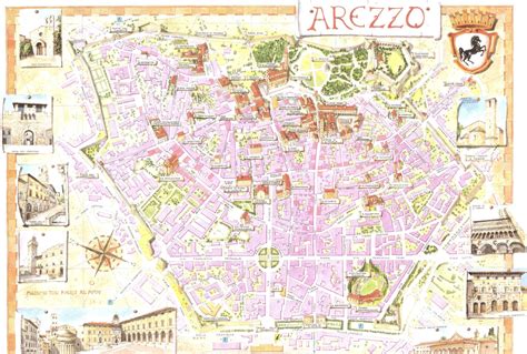 Arezzo Italy Map