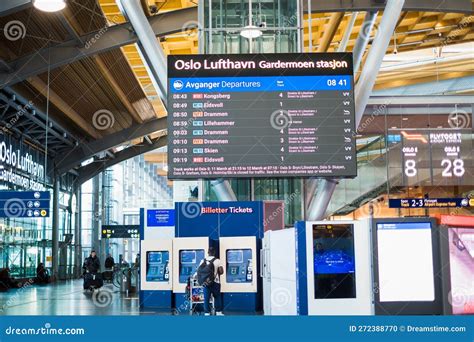 Oslo Airport is Connected To the City Center by the High-speed Railway ...