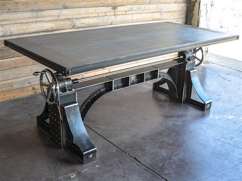 Bronx Crank Desk | Vintage Industrial Furniture