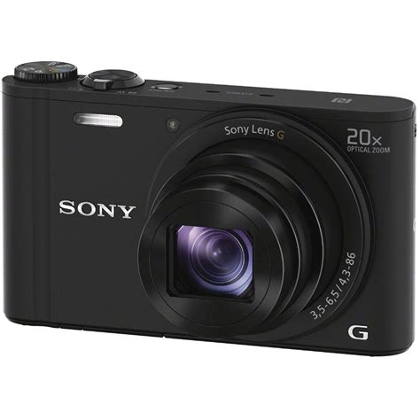 Sony Cyber-shot DSC-WX350 Digital Camera (Black) DSCWX350/B B&H