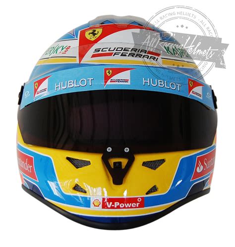 Fernando Alonso 2014 F1 Replica Helmet Scale 1:1 – All Racing Helmets