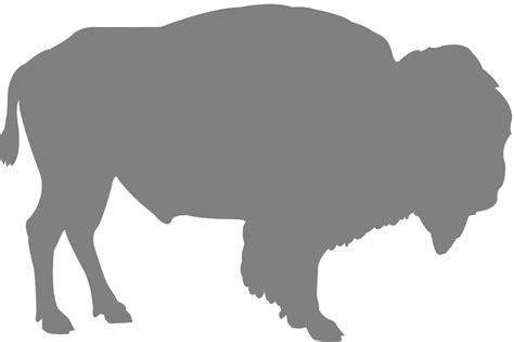 Bison Silhouette | Free vector silhouettes