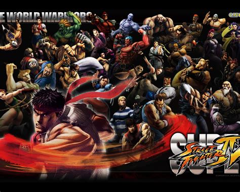 Super Street Fighter 4 game characters group photo Preview ...