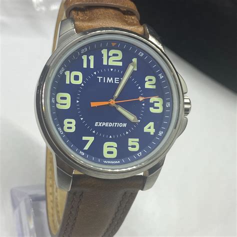 TIMEX watch for MEN / ADULT Case Color : BLUE Case... - Depop