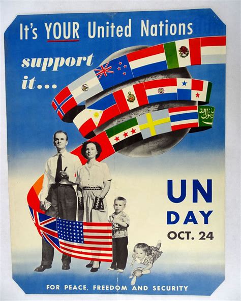 United Nations Day Poster – Griffin Militaria