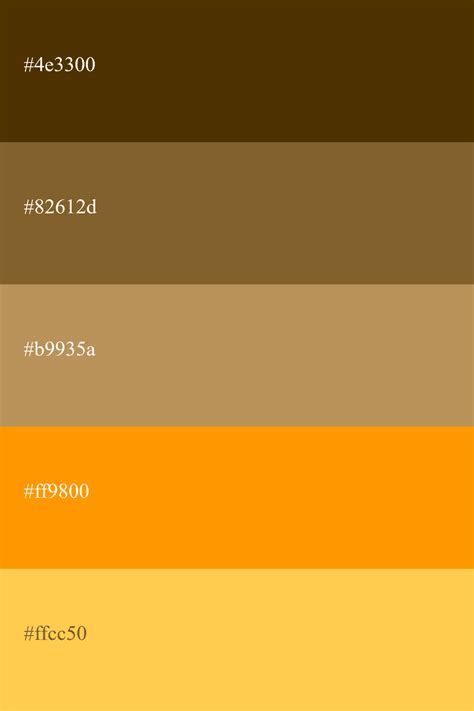 ochre color palette [codes + combinations]