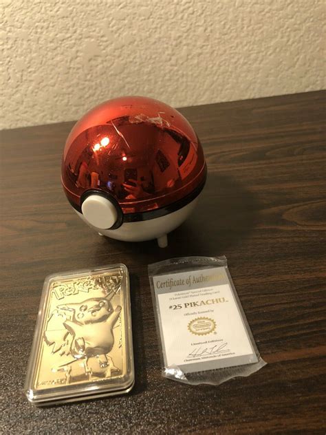 Mavin | 1999 Burger King BK Pokemon 24K Gold Plated Trading Card Pikachu And Cards