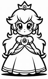 Princess Peach Coloring Pages  26 New Sheets To Color Dibujos sketch template