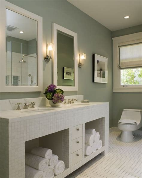 sage green bathroom ideas - Colby Curran