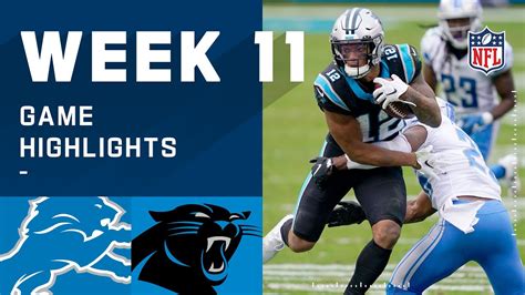 Lions vs. Panthers Week 11 Highlights | NFL 2020 – MotownLions.com