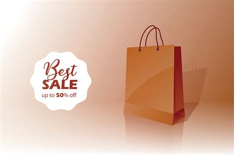 3d best sale banner discount with fifty 50 percent off 2979461 Vector ...