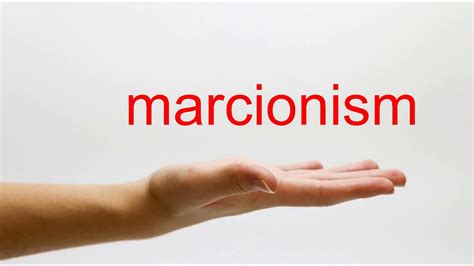 How to Pronounce marcionism - American English - YouTube