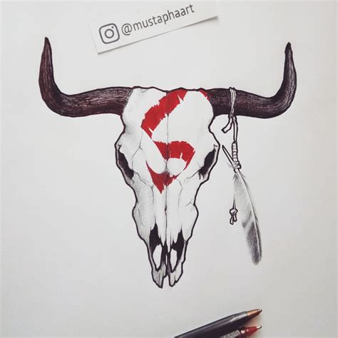 Western Cow Skull Drawing : Download 78 western cow skull free vectors.