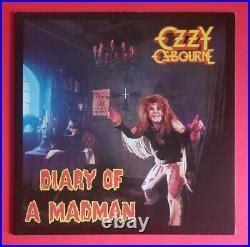 OZZY OSBOURNE SIGNED DIARY OF A MADMAN LP ALBUM 180 GM VINYL With BAS ...