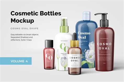 Cosmetic Bottles Mockup Vol.4 ~ Product Mockups ~ Creative Market