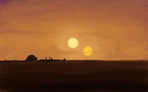 Tatooine Landscape Painting - SeTattoo