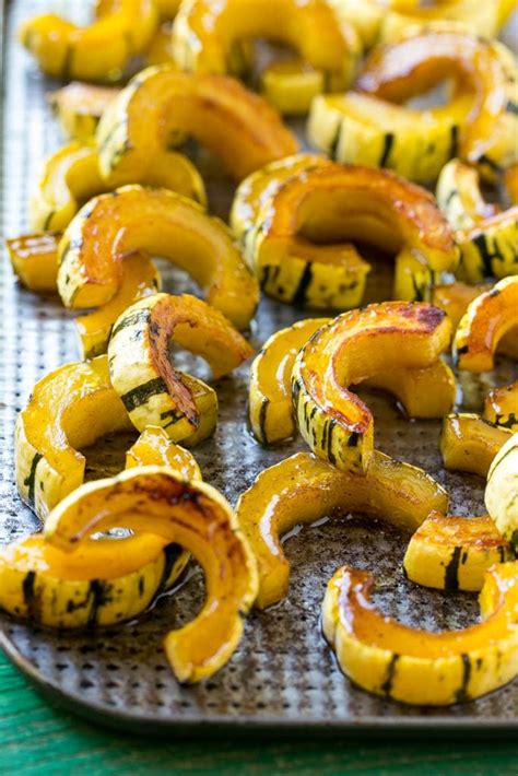 Brown Sugar Delicata Squash Recipe - Dinner at the Zoo