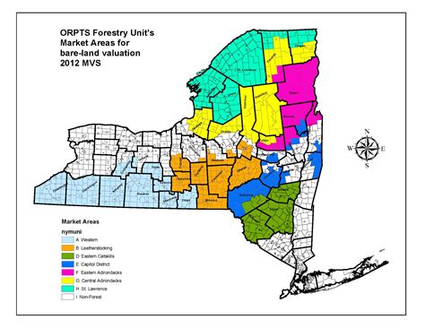 New York State Tax Map - Coastal Map World