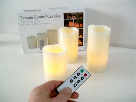 Remote Control Candles Review - A Less Dangerous LED option.