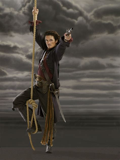 Pirates of the Caribbean Orlando Bloom Captain Jack Sparrow, Will Turner, Legolas, William ...