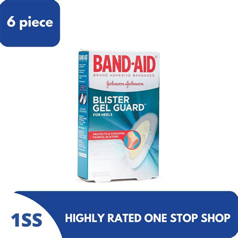 Band-Aid Blister Gel Guard for Heels Bandage, 6 pcs | Lazada PH