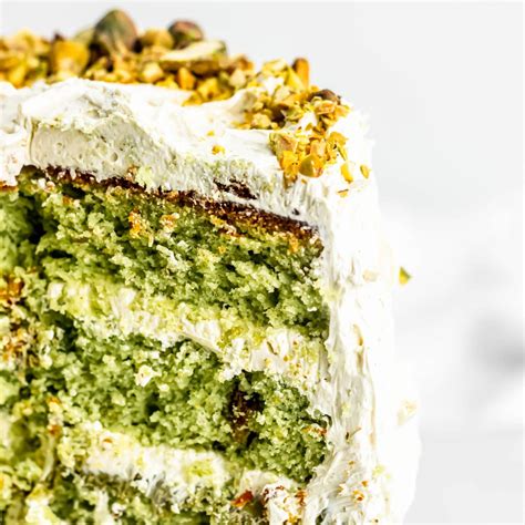 Pistachio Cake with Italian Meringue Buttercream (with Video)