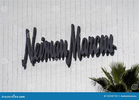 Neiman Marcus logo editorial photo. Image of california - 123187721