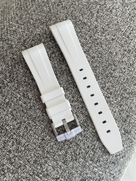 [WTS] Rubber B White Rubber Strap for Rolex Datejust 41 : r/Watchexchange