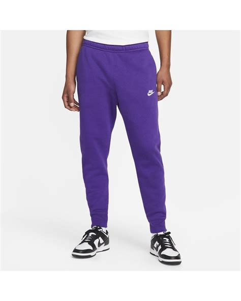 Nike Sportswear Club Fleece Joggers in Purple for Men | Lyst