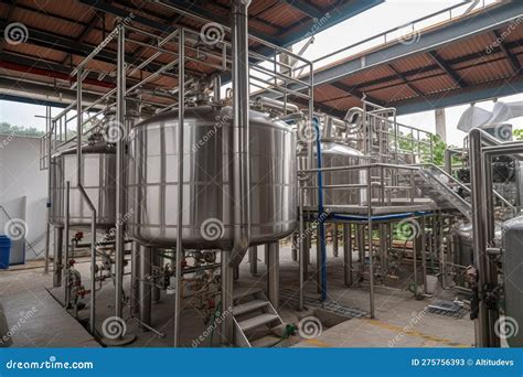 Biodiesel Plant, with a View of the Production Process and Finished ...