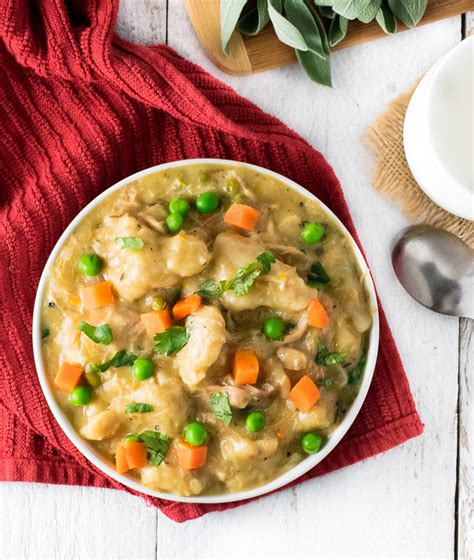 Easy Crock Pot Chicken and Dumplings - Fox Valley Foodie