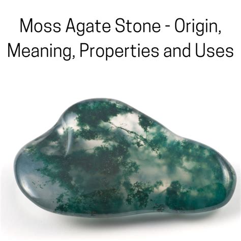 Moss Agate stone- Origin, Meaning, Properties and Uses - Oasis Rosaries