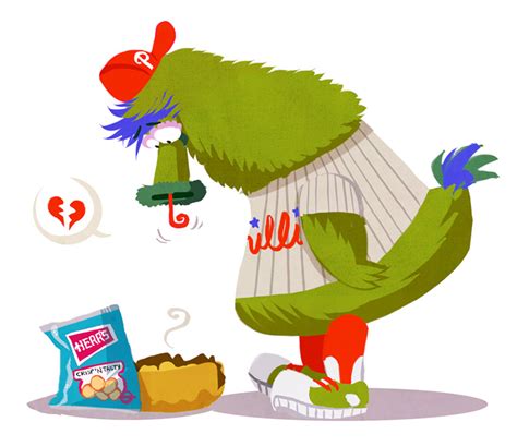 Phillie Phanatic Coloring Page