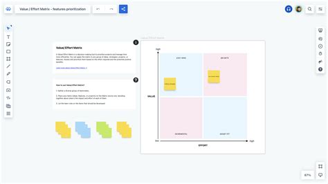 Value Effort Matrix Template | Whiteboards.io