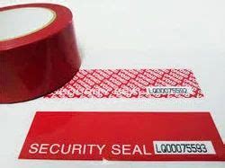 Tamper Evident Security Seal. at Rs 450/roll | टैम्पर एविडेंट सील in | ID: 7346980973