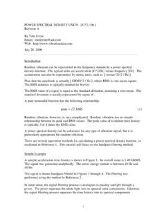 POWER SPECTRAL DENSITY UNITS: [ Revision A By … / power-spectral-density-units-revision-a-by.pdf ...