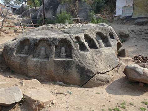 Barabar Caves - Stone Carvings (4) | Barabar Hill Caves near Gaya | Pictures in Global-Geography