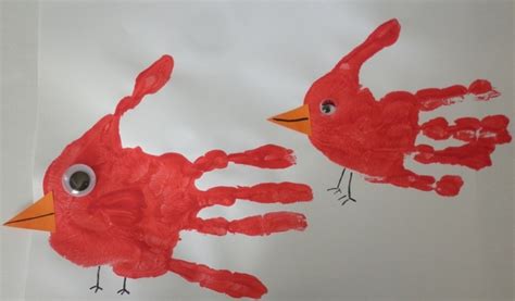 handprint bird - Google Search | kids crafts | Pinterest