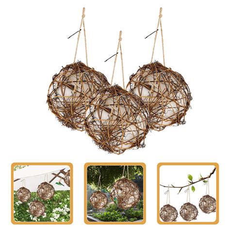 3pcs Outside Roosting Pocket Bird Nesting Material Hummingbird Nest ...