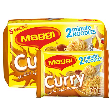 Buy Maggi 2 Minutes Noodles Curry 79g x 5 pcs Online in Bahrain | Talabat Bahrain