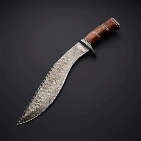 Damascus Kukri Knife // BK0265 - Black Forge Knives - Touch of Modern